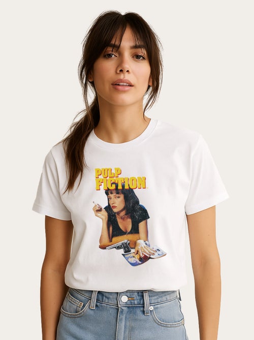 Camiseta Mujer - PULP FICTION VINTAGE MIA WALLACE - Kiabi