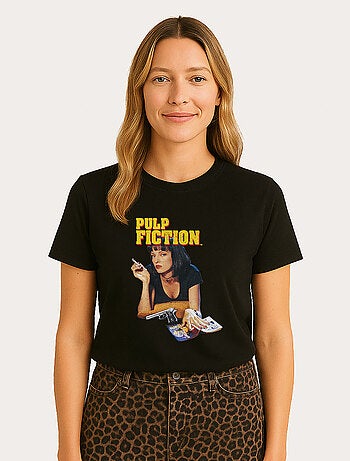 Camiseta Mujer - PULP FICTION VINTAGE MIA WALLACE