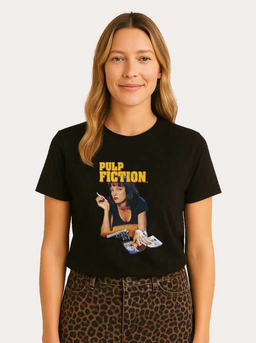 Camiseta Mujer - PULP FICTION VINTAGE MIA WALLACE - Kiabi