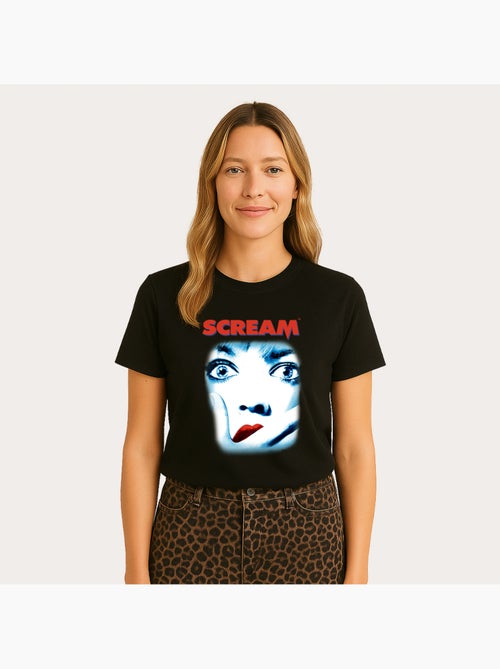 Camiseta Mujer - SCREAM OFFICIAL MOVIE POSTER - Kiabi Camiseta Mujer - SCREAM OFFICIAL MOVIE POSTER - Kiabi