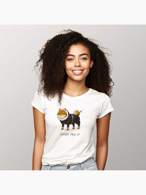 Camiseta Mujer - SHIBA INUIT - Kiabi Camiseta Mujer - SHIBA INUIT - Kiabi