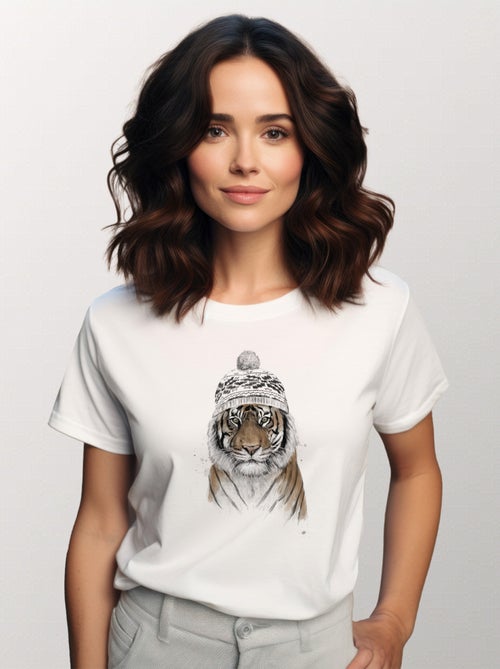 Camiseta Mujer - SIBERIAN TIGER - Kiabi