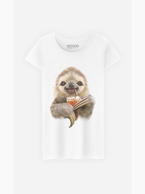 Camiseta Mujer - SLOTH AND DRINK - Kiabi