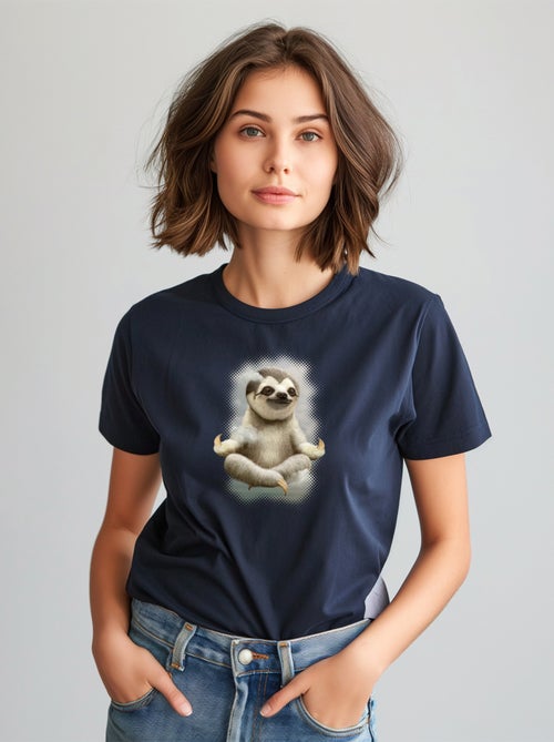 Camiseta Mujer - SLOTH MEDITATE - Kiabi