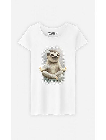 Camiseta Mujer - SLOTH MEDITATE