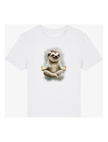 Camiseta Mujer - SLOTH MEDITATE