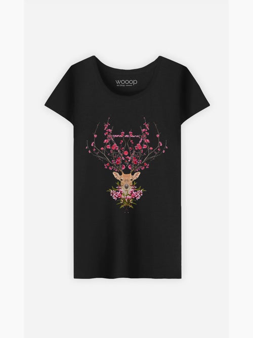 Camiseta Mujer - SPRING DEER - Kiabi