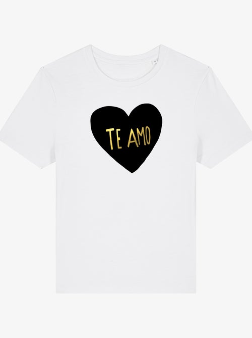 Camiseta Mujer - TE AMO - Kiabi Camiseta Mujer - TE AMO - Kiabi
