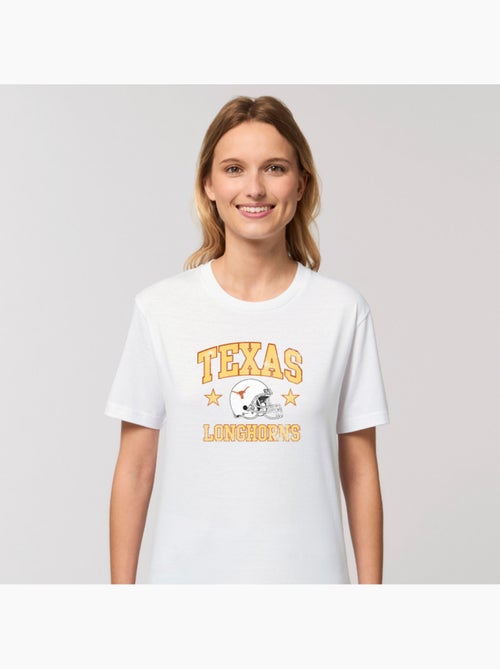 Camiseta Mujer - TEXAS LONGHORNS YELLOW - Kiabi Camiseta Mujer - TEXAS LONGHORNS YELLOW - Kiabi