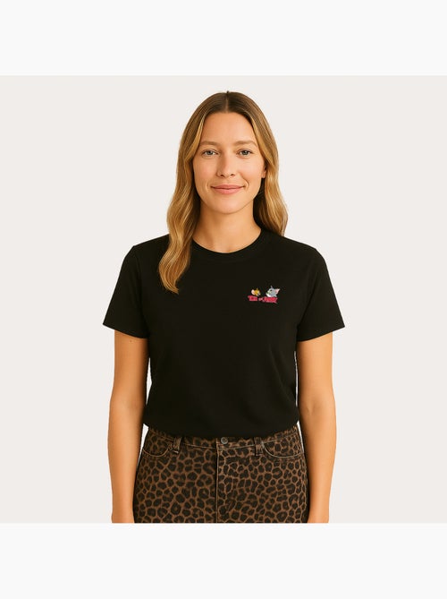 Camiseta Mujer - TOM AND JERRY CLASSIC FACES - Kiabi Camiseta Mujer - TOM AND JERRY CLASSIC FACES - Kiabi