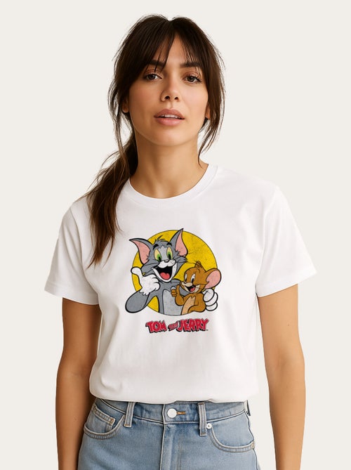 Camiseta Mujer - TOM AND JERRY THUMBS UP - Kiabi
