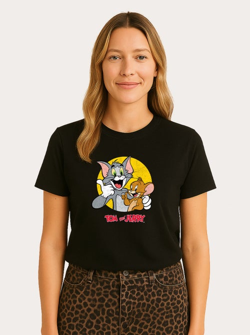 Camiseta Mujer - TOM AND JERRY THUMBS UP - Kiabi