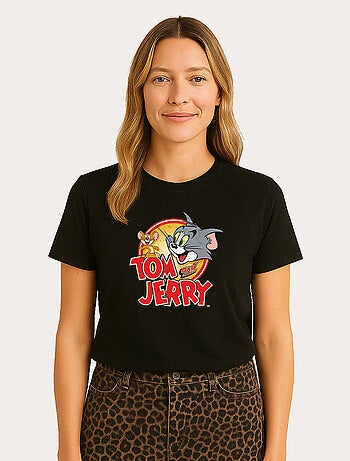 Camiseta Mujer - TOM AND JERRY VINTAGE GRAPHIC