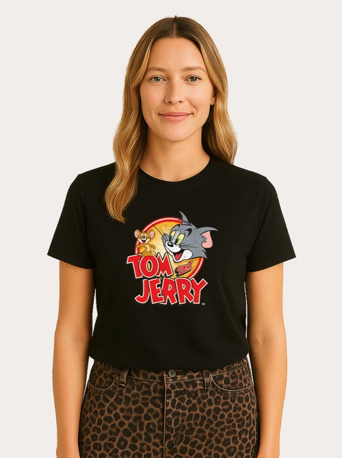 Camiseta Mujer - TOM AND JERRY VINTAGE GRAPHIC - Kiabi Camiseta Mujer - TOM AND JERRY VINTAGE GRAPHIC - Kiabi