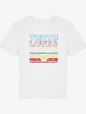 Camiseta Mujer - TRUTH LOVE & JUSTICE WONDER WOMAN