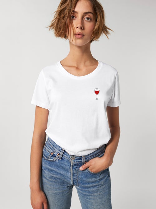 Camiseta Mujer - VERRE VIN - Kiabi