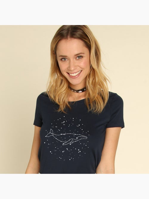Camiseta Mujer - WHALE CONSTELLATION - Kiabi Camiseta Mujer - WHALE CONSTELLATION - Kiabi