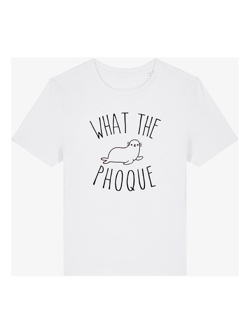 Camiseta Mujer - WHAT THE PHOQUE Blanco - Kiabi