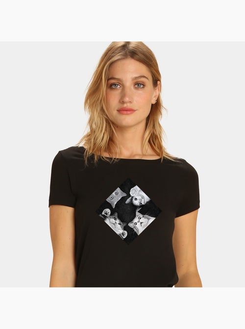 Camiseta Mujer - WHEM YOU ARE KITTEN - Kiabi