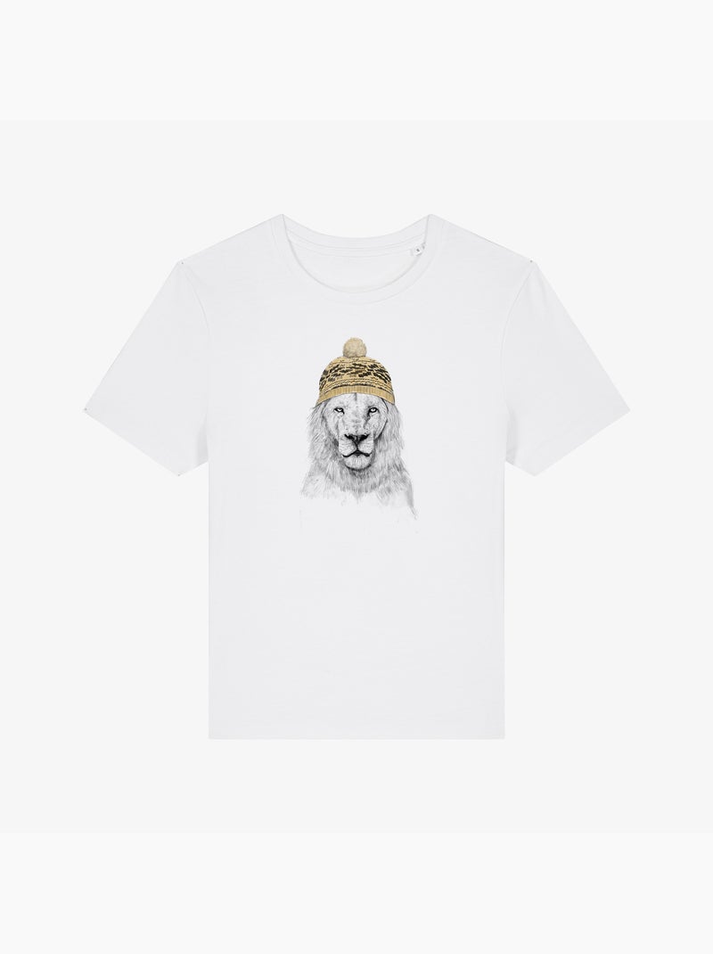 Camiseta Mujer - WINTER IS COMING Blanco - Kiabi