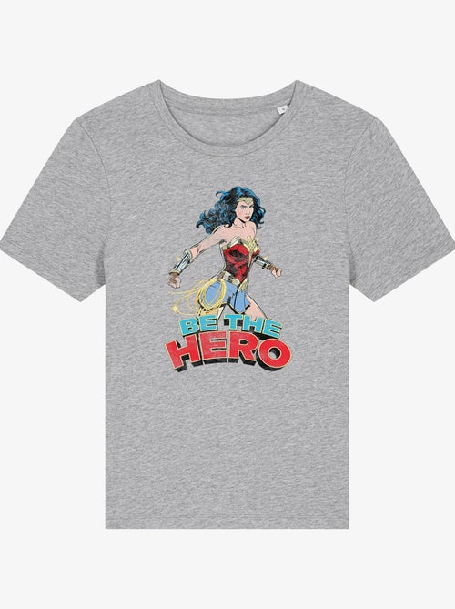 Camiseta Mujer - WONDER WOMAN BE THE HERO 2 - Kiabi Camiseta Mujer - WONDER WOMAN BE THE HERO 2 - Kiabi