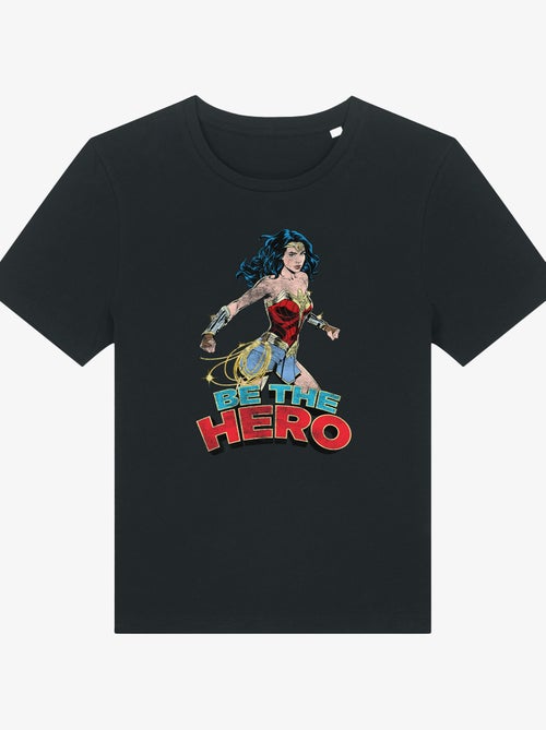 Camiseta Mujer - WONDER WOMAN BE THE HERO 2 - Kiabi Camiseta Mujer - WONDER WOMAN BE THE HERO 2 - Kiabi