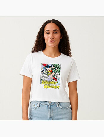 Camiseta Mujer - WONDER WOMAN I DO KNOW TROUBLE WHEN I SEE IT