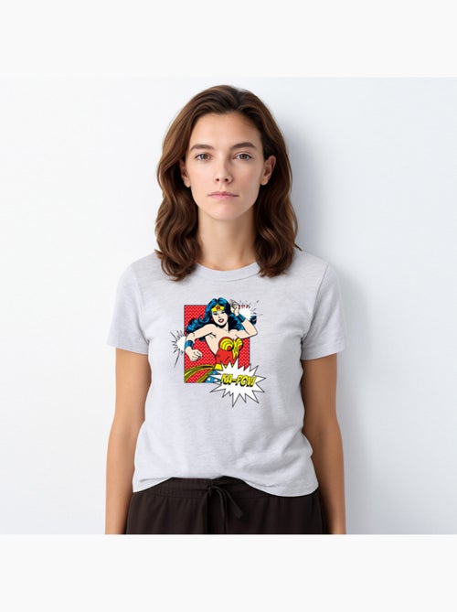 Camiseta Mujer - WONDER WOMAN KA POW - Kiabi Camiseta Mujer - WONDER WOMAN KA POW - Kiabi