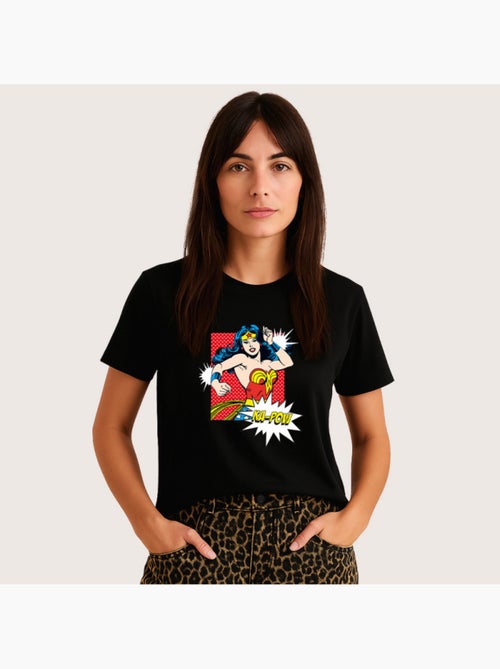 Camiseta Mujer - WONDER WOMAN KA POW - Kiabi Camiseta Mujer - WONDER WOMAN KA POW - Kiabi