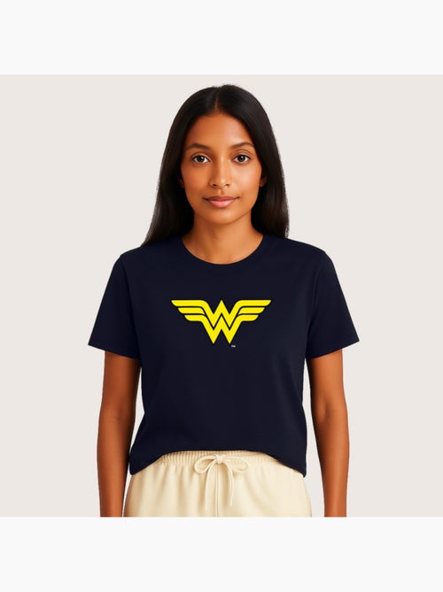 Camiseta Mujer - WONDER WOMAN LOGO - Kiabi Camiseta Mujer - WONDER WOMAN LOGO - Kiabi