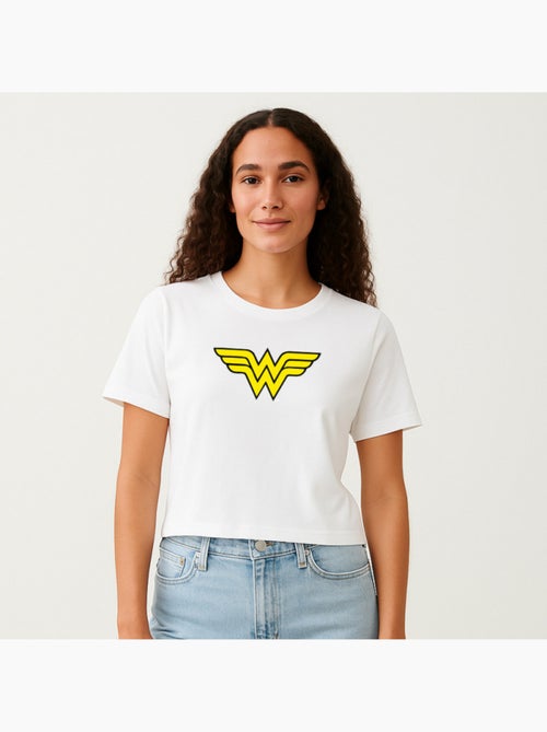 Camiseta Mujer - WONDER WOMAN LOGO - Kiabi Camiseta Mujer - WONDER WOMAN LOGO - Kiabi