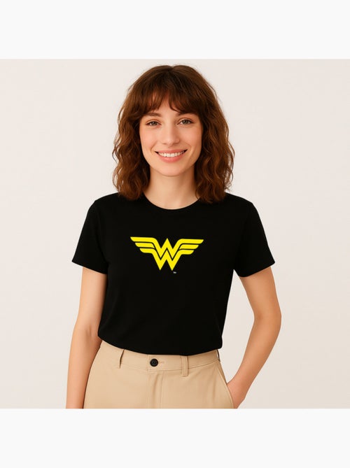 Camiseta Mujer - WONDER WOMAN LOGO - Kiabi Camiseta Mujer - WONDER WOMAN LOGO - Kiabi