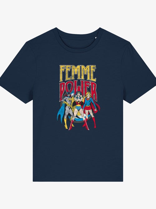 Camiseta Mujer - WONDER WOMAN Mujer POWER - Kiabi Camiseta Mujer - WONDER WOMAN Mujer POWER - Kiabi