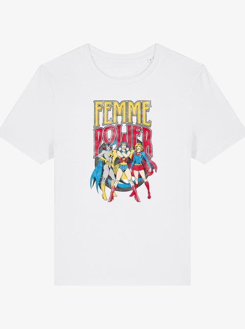 Camiseta Mujer - WONDER WOMAN Mujer POWER - Kiabi Camiseta Mujer - WONDER WOMAN Mujer POWER - Kiabi