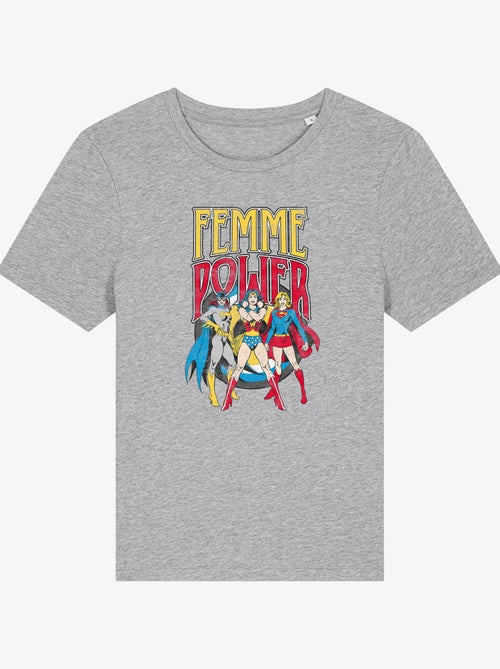 Camiseta Mujer - WONDER WOMAN Mujer POWER - Kiabi