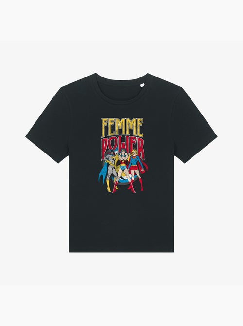 Camiseta Mujer - WONDER WOMAN Mujer POWER - Kiabi Camiseta Mujer - WONDER WOMAN Mujer POWER - Kiabi