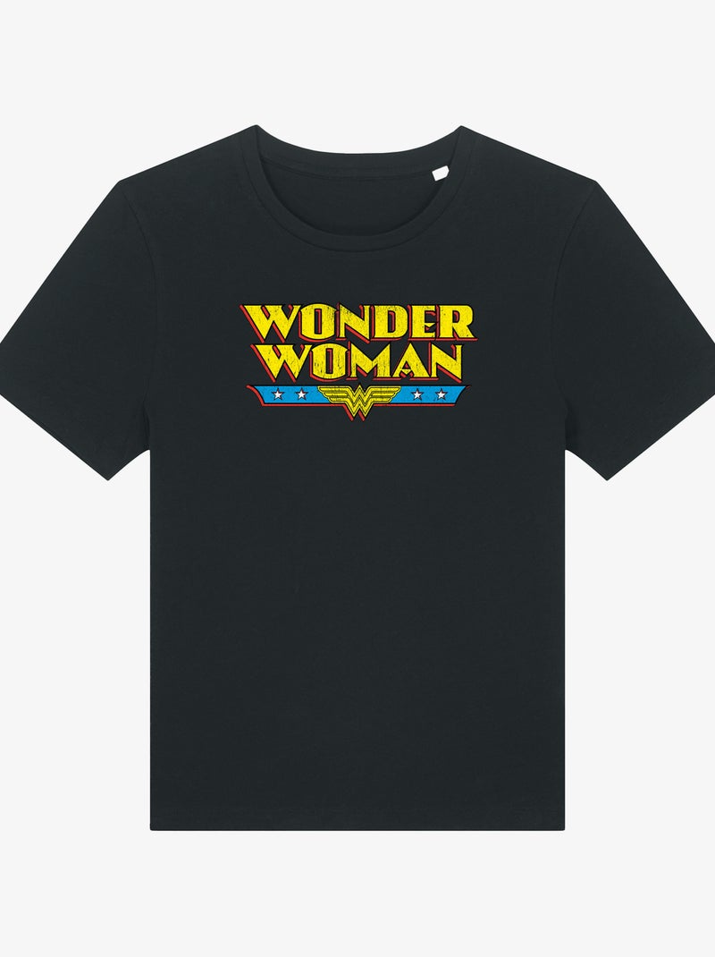 Camiseta Mujer - WONDER WOMAN Negro - Kiabi