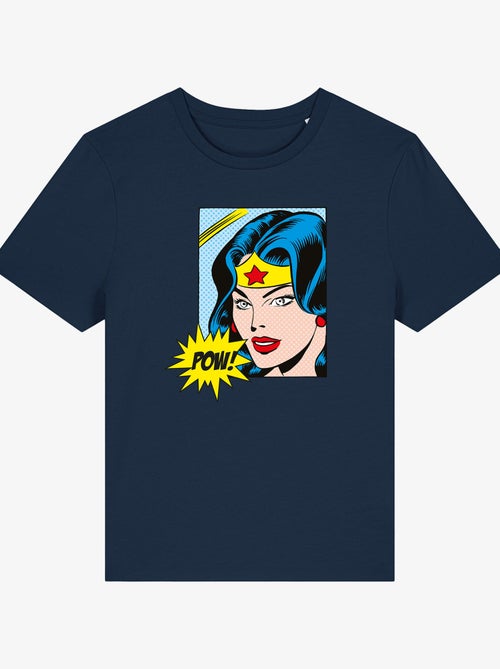 Camiseta Mujer - WONDER WOMAN POW - Kiabi Camiseta Mujer - WONDER WOMAN POW - Kiabi