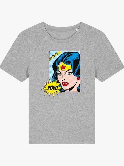 Camiseta Mujer - WONDER WOMAN POW - Kiabi Camiseta Mujer - WONDER WOMAN POW - Kiabi