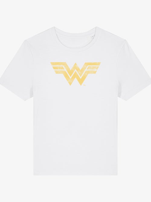 Camiseta Mujer - WONDER WOMAN VINTAGE LOGO - Kiabi Camiseta Mujer - WONDER WOMAN VINTAGE LOGO - Kiabi