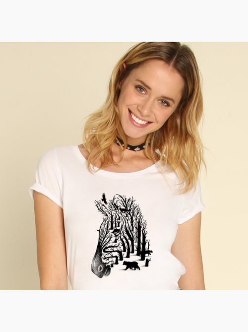 Camiseta Mujer - ZEBRA - Kiabi Camiseta Mujer - ZEBRA - Kiabi