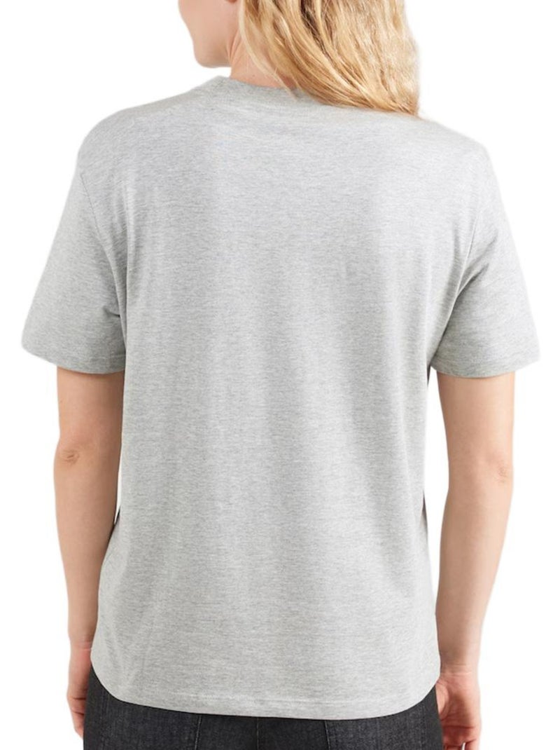Camiseta mujer calvin klein jeans Gris plateado - Kiabi