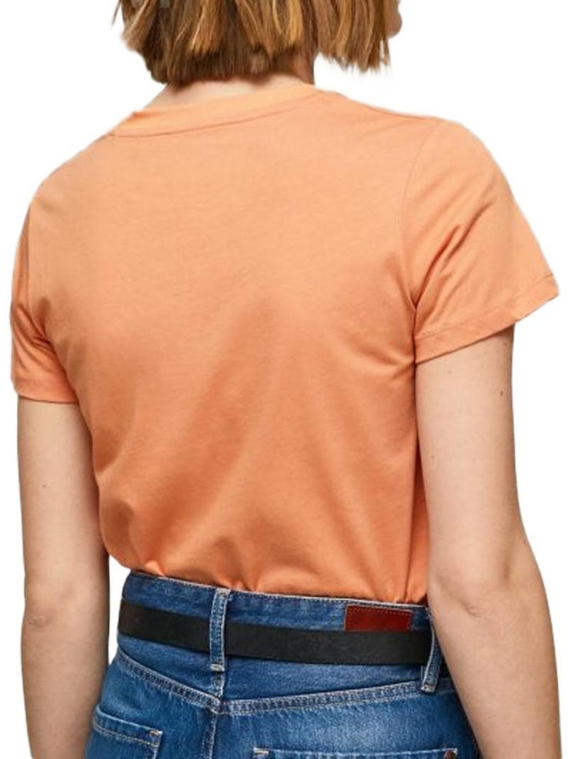 Camiseta Mujer Pepe Jeans Naranja - Kiabi