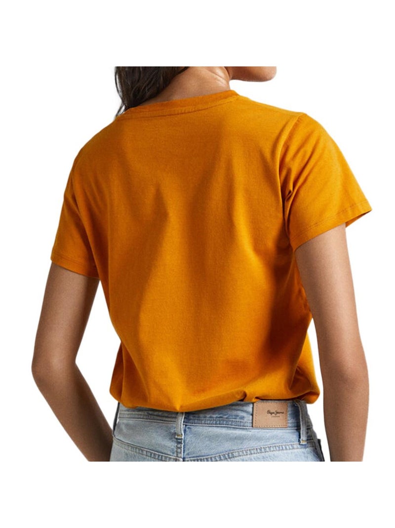 Camiseta Mujer Pepe Jeans Naranja - Kiabi