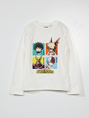 Camiseta 'My Hero Academia' de manga larga - Kiabi