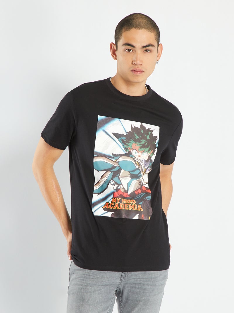 Camiseta 'My Hero Academia' NEGRO - Kiabi