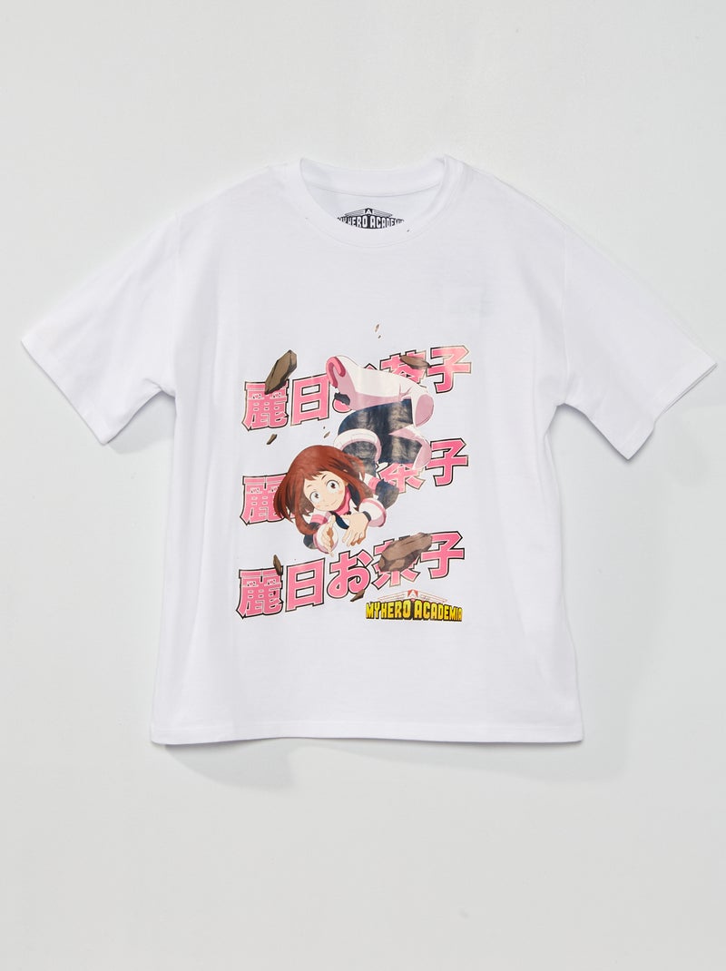 Camiseta 'My Hero Academia' oversize Blanco - Kiabi