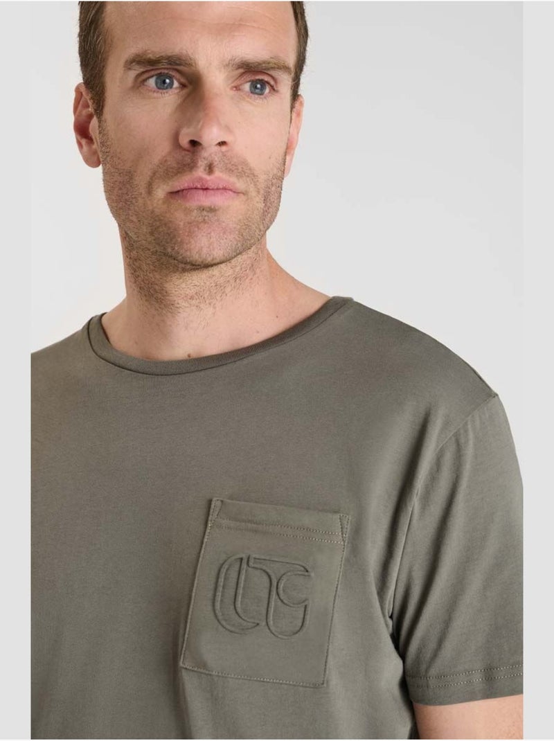 Camiseta Naia «Le Temps des Cerises» Caqui - Kiabi