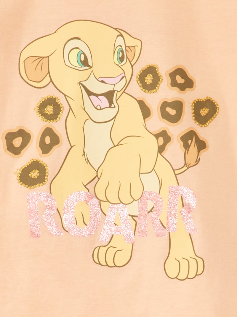 Camiseta 'Nala' 'El Rey León' 'Disney' coral - Kiabi