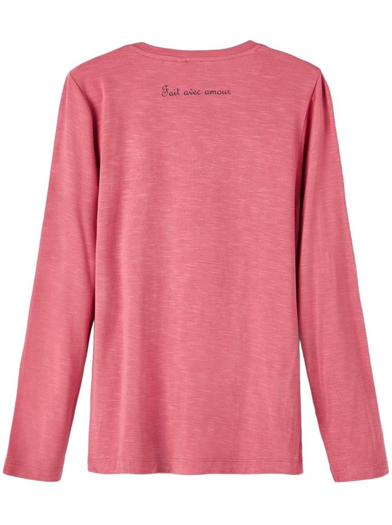 Camiseta name it para niña, color Rosa - Kiabi